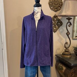 Tek Gear Jacket Essential Gear Zip-Up Athletic Workout Long Sleeve XL